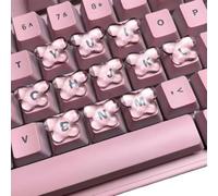 Keyboard Bubbles for Long Nails, Keyboard Stickers for Long Nails, 50/100Pcs Clear Bubbles Raised Keyboards Keys Cover, Protective Nail & Expander Comfortable Typing (Butterfly,100 Pcs)