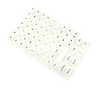 Keyboard Bubbles for Long Nails, Raised Keyboard Stickers, Silicone Protection Reusable Sticky Pad for Women PC Desktops Notebook Laptops