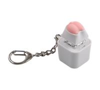 Keyboard Button Fidget - Light Up Keychain Toy, Finger Clicker Gadget | Portable Sensory Popper Accessory, L.E.D Stress Reliever Tool, Mini Tactile Relief Device Hung On Backpack, Phone, Purse