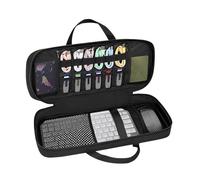 Keyboard Carrying Case - 18.11x6.69x3.15in Laptop Bag, Double Zipper, 10 Storage Pockets, Lightweight Compact Design, Durable Oxford Cloth, Travel Organizer | Protective Keyboard Bag for Musicians Gam
