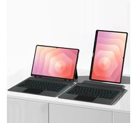 Keyboard Case Compatible with Samsung Galaxy Tab S11 Ultra 5G 14.6 inch 2025 SM-X930/X936B Backlit Detachable Folio Keyboard Cover with Trackpad/Pencil Holder Tab S11 Ultra 14.6 inch Tablet (Black)