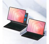 Keyboard Case Compatible with Samsung Galaxy Tab S11 Ultra 5G 14.6 inch 2025 SM-X930/X936B English QWERTY Keyboard Layout, Backlit KeyboardCase with Trackpad Floating Cantilever Stand (Black)