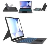 Keyboard Case for 14.6 inch Samsung Galaxy Tab S10 Ultra/S9 Ultra/S8 Ultra : 7 Color Backlit Keyboard with Smart Touchpad | Auto Sleep/Wake Detachable Key Board Cover with S-Pen Holder