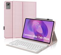 Keyboard Case for 2025 Lenovo Idea Tab Plus 12.1 Inch/Tab K12, Magnetic Detachable Wireless Keyboard & Premium TPU Case with Pencil Holder for 12.1” Idea Tab Plus/Tab K12 (TB361FU/TB361ZU/TB365FC)