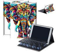 Keyboard Case for Amazon Fire Max 11 (13th Generation, 2023 Release), Detachable Wireless Bluetooth Keyboard and Auto Sleep/Wake Fire Max 11 Tablet Case with Keyboard, Elephant Mandala