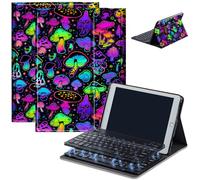 Keyboard Case for Amazon Fire Max 11 (13th Generation, 2023 Release), Detachable Wireless Bluetooth Keyboard and Auto Sleep/Wake Fire Max 11 Tablet Case with Keyboard, Mushrooms