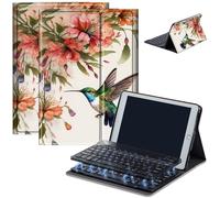 Keyboard Case for Amazon Fire Max 11 (13th Generation, 2023 Release), Detachable Wireless Bluetooth Keyboard and Auto Sleep/Wake Fire Max 11 Tablet Case with Keyboard, Hummingbirds