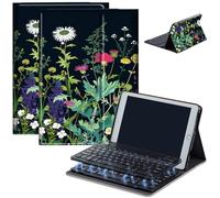 Keyboard Case for Amazon Fire Max 11 (13th Generation, 2023 Release), Detachable Wireless Bluetooth Keyboard and Auto Sleep/Wake Fire Max 11 Tablet Case with Keyboard, Wildflowers