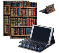 Keyboard Case for Amazon Kindle Fire HD 8/HD 8 Plus(2020 Release, 10th & 2022 Release, 12th), Detachable Wireless Bluetooth Keyboard and Auto Sleep/Wake Fire HD8 Case Keyboard, Books