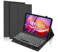 Keyboard Case for Fire HD 10 & 10 Plus 10.1 inch (13th/11th Gen 2023/2021)
