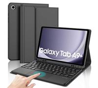 Keyboard Case for Galaxy Tab A9 Plus 5G 11 Inch 2023, Multi-Touch Trackpad, Detachable Bluetooth Keyboard, Auto Sleep/Wake, Long Battery Life, Smart Folio Cover with S Pen Holder for Tab A9+ 11" Black