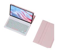 HLTOOP Keyboard Case for Honor Pad X9 11.5 Inch 2023, Detachable Backlit Wireless Keyboard with Protective Cover,Pink