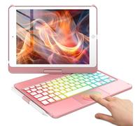 Keyboard Case for iPad 10.2 - iPad Keyboard 9th Generation & 8th & 7th Gen - Touch Keyboard - 360° Rotatable Protective Cover with Apple Pencil Holder - Backlight Wireless Keyboard - iPad 9 Keyboard
