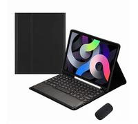 Keyboard Case for iPad 8.3 inch mini 6th Generation 2021 (Model: A2567, A2568, A2569) with Mouse,Smart Soft Case with Bluetooth Keyboard,Detachable Tablet Cover with Pencil Holder(Black)