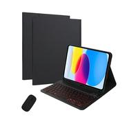 Keyboard Case for iPad 9.7-inch 6th Generation 2018 5th Gen 2017 Pro 9.7 Air 2 Air 1 with Mouse,Slim Protective Cover with Wireless Detachable 7-Color Backlit Keyboard Case