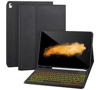 Keyboard Case for iPad 9/8/7th Gen 10.2’’,Case with Keyboard ipad 10.2 inch,Keyboard for iPad 9th Gen,Detachable Bluetooth Keyboard for iPad 10.2 ,iPad keyboard Case 9th Gen with Pencil Holder,Black-L
