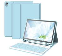 Keyboard Case for iPad Air 5th 4th Generation- Detachable Bluetooth Keyboard Case - Pencil Holder - Flip Stand Cover for iPad iPad Air 5 10.9 Inch 2022/iPad Air 4 Gen 2020, iPad Pro 11 1st Gen 2018