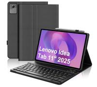 Keyboard Case for Lenovo Idea Tab 11'' 2025, Detachable Bluetooth Keyboard for Idea 11inch Tablet Cover with Pen Holder, Smart Keypad Folio for Lenovo Tab 2025 Release TB-336ZU/336FU, Black