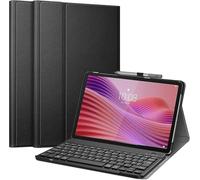 Keyboard Case for Lenovo Tab 10.1" 2025, UK Layout Wireless Detachable Bluetooth Keyboard with Slim Protective Case for Lenovo Tab 10.1 Inch 2025 (TB-311FU/TB-311XU) Tablet (Black)