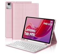 Keyboard Case for Lenovo Tab M11 / K11 LTE 11 Inch 2024, Magnetic Detachable Wireless Bluetooth Keyboard Cover, Folio PU Leather Case with Pencil Holder for Lenovo M11 Tablet, Auto Wake/Sleep