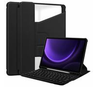 Keyboard Case for Samsung Galaxy Tab A11 Plus/A11+ 11-inch 2025,Swivel Stand Folio Flip Smart Tablet Cover Auto Sleep/Wake