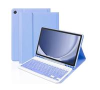 Keyboard Case for Samsung Galaxy Tab A8 10.5" SM-X200/X205/X207,Slim Tablet Cover with Bluetooth UK Layout Keyboard,Detachable Keyboard with S Pen Holder