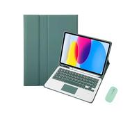 Keyboard Case for Samsung Galaxy Tab S10 Lite 5G 10.9 inch S10 FE/ S9 FE 5G 10.9 Inch/Tab S9 11 Inch, Bluetooth Wireless Keyboard, Auto Sleep/Wake Smart Folio with Mouse