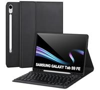 Keyboard Case for Samsung Galaxy Tab S10 Lite/S10 FE / S9 FE / S9 10.9-11 inch 2025/2023,Detachable Wireless Bluetooth Keyboard for Galaxy S10 FE,Auto Wake/Sleep with S Pen Holder,Black