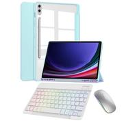 Keyboard Case for Samsung Galaxy Tab S10 Ultra 14.6 inch SM-X920/X926 (2024), Auto Wake/Sleep Multi-Viewing Angles,Bluetooth mouse and Keyboard