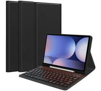 Keyboard Case for Samsung Galaxy Tab S10 Ultra/S9 Ultra/S8 Ultra 14.6inch, Magentic Protective Cover with S-Pen Holder, Detachable Wireless Bluetooth Keyboard, Black