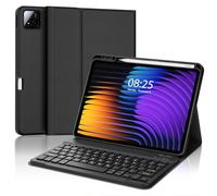 Keyboard Case for Xiaomi Pad 7 & Xiaomi Pad 7 Pro 11.2 Inch 2024, Detachable Magnetic Key Board for Xiaomi Pad 7 Case with Pen Holder, Smart Folio Cover with Keypad for Mi Pad 7 Pro 11.2'', Black