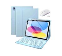 Keyboard Case for Xiaomi POCO Pad 12.1 inch 2024 with Pencil Holder, Slim Lightweight Case with Magnetically Detachable Wireless Keyboard with Mouse