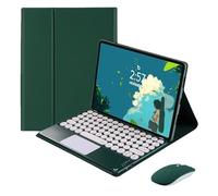 Keyboard Case for Xiaomi Redmi Pad SE 8.7 Inch 2024 with Mouse, Round Keys Detachable Wireless Trackpad Touchpad Keyboard for Xiaomi Redmi Pad SE 8.7 Inch 2024