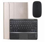 Keyboard Case,Gold, Keyboard Case for Samsung Galaxy Tab A 8.0" 2019 (SM-T290/T295/T297), Slim Stand Cover with Built-in Trackpad S Pen Holder, Detachable Wireless Bluetooth Keyboa