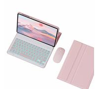 Keyboard Case,Keyboard Case for Xiaomi Pad 6 Pro 14", 7 Color Backlit, Magnetic Detachable Wireless Keyboard with Bluetooth Mouse,Pink