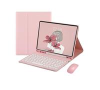 Keyboard Case & Mouse Compatible with Samsung Galaxy Tab S11 Ultra 14.6 | SM-X930/SM-X936B, detachable Bluetooth keyboard, wireless mouse, shortcut keys, adjustable stand and stylus holder