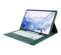 Keyboard Case with Detachable BT Keyboard Compitable with Samsung Galaxy Tab S10 Ultra 2024 / S9 Ultra 2023 / S8 Ultra 2022 14.6 Inch Smart Protective Cover with S Pen Holder (Deep Green)