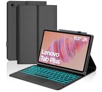 Keyboard Case with Trackpad for Lenovo Tab Plus 11.5" 2024, Wireless Detachable Bluetooth Backlit Keyboard with Touchpad and Stand Cover for Lenovo Tab Plus 11.5 Inch 2024 (TB351FU) Tablet, Black