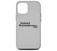 Keyboard Catastrophe Cute Silly Jokes for Folks Who Love Cat Case for iPhone 12/12 Pro