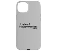 Keyboard Catastrophe Cute Silly Jokes for Folks Who Love Cat Case for iPhone 15 Plus