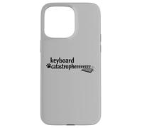 Keyboard Catastrophe Cute Silly Jokes for Folks Who Love Cat Case for iPhone 15 Pro Max