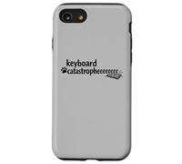 Keyboard Catastrophe Cute Silly Jokes for Folks Who Love Cat Case for iPhone SE (2020) / 7/8