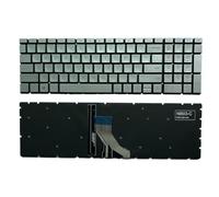 Keyboard Compatible With 17-ca 17-ca3000 17-by2000 17-by3000 17t-by 17t-by000 17t-by100 17G-CR 250 G7 G8 G9 255 256 258 G8(Silver Backlit)