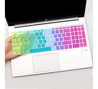 Keyboard Cover for 15.6" HP Pavilion 15t-er 15-eg 15t-eg 15-eh Series, HP 17.3" Laptop 17-cn 17-cp Series, HP 15t-eg200 15-eg2153cl 15-eg2373cl 15-er1047nr 15-eh2085wm 17-cn2063dx 17-cp0700dx-Rainbow