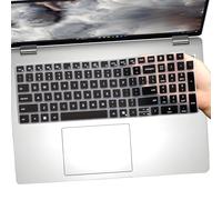 Keyboard Cover for 16" Dell Pro 16 PC16250 PC16255/ Pro 16 Plus PB16250 PB16255/ Pro Max 16 MC16250 MC16255, 2025 2024 Dell Pro Max 18 Plus MB1825 18'' US Protective Keyboard Skin-Black