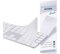Keyboard Cover for 2024 M4 iMac Magic Keyboard (Europe Layout, 7 Shape Enter Key)(Model A3119, Touch ID, with Numeric Key) - Ultra Thin, Protective and Clear Keyboard Cover Protector Skin