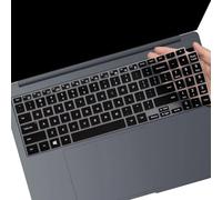 Keyboard Cover for 2024 Samsung Galaxy Chromebook Plus 15.6, Galaxy Chromebook Plus XE550XGAA / XE550XGA-KC1US 15.6-inch Laptop Keyboard Skin Protector-BK
