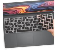 Keyboard Cover for 2025 New Dell 15 DC15250 DC15255, Dell 16 Laptop DC16250 DC16251, Dell 16 Plus/Dell 16 Plus 2-in-1 DB06250 DB16250 DB16255 (NOT Fit Dell 16 Premium Laptop DA16250)-Black