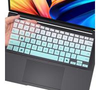 Keyboard Cover for ASUS Vivobook S 14 OLED Laptop M5406 S5406 S5406MA-AS96 14-inch, 2024 New Vivobook S 14 OLED 14-inch Laptop US Layout Keyboard Skin-Gradient Mint