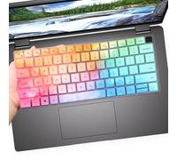 Keyboard Cover for Dell Latitude 3000 3340 13.3", Dell Latitude 5320 5330 5340 5350 13.3, Dell Latitude 7320 7330 7340 7350 13.3" 2-in-1 US Layout Keyboard Skin-Colorful